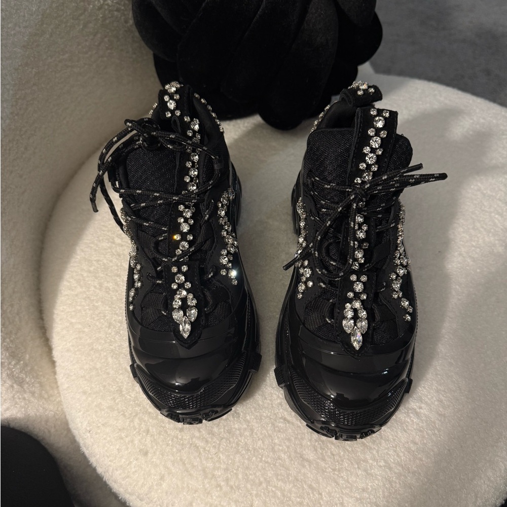 Burberry Rhinestone Sneakers - Picture 2 of 5